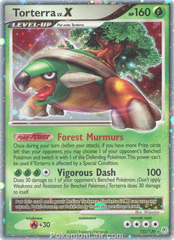 2007 Pokemon Trading Card Game Diamond and Pearl Base Price List – 122 Torterra