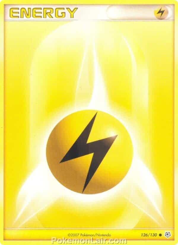 2007 Pokemon Trading Card Game Diamond and Pearl Base Price List – 126 Lightning Energy