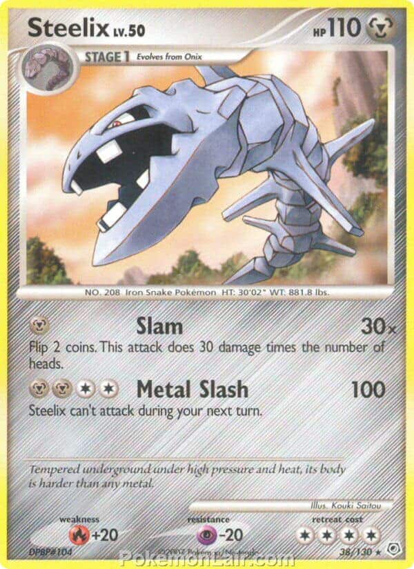 2007 Pokemon Trading Card Game Diamond and Pearl Base Price List – 38 Steelix