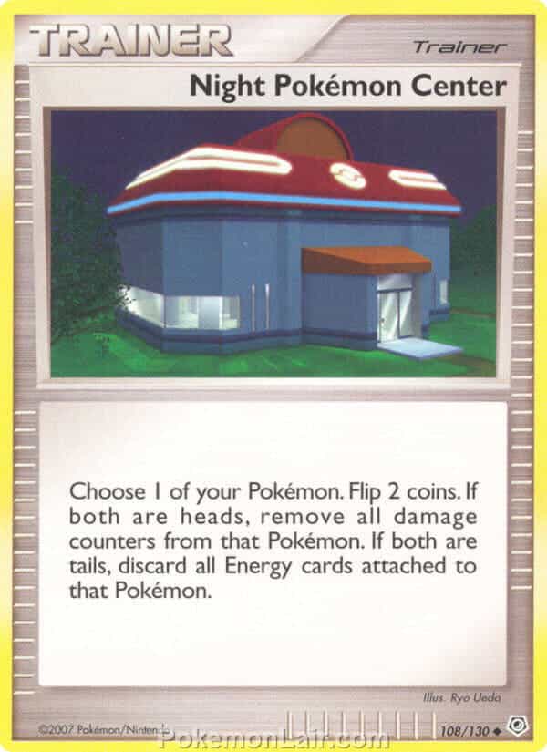 2007 Pokemon Trading Card Game Diamond and Pearl Base Set – 108 Night Pokemon Center