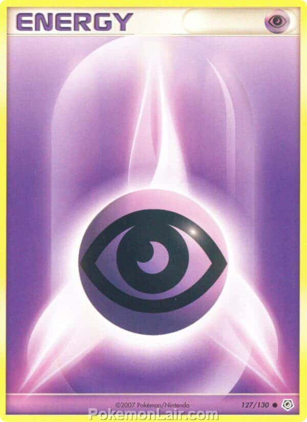 2007 Pokemon Trading Card Game Diamond and Pearl Base Set – 127 Psychic Energy