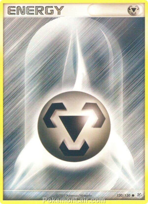 2007 Pokemon Trading Card Game Diamond and Pearl Base Set – 130 Metal Energy