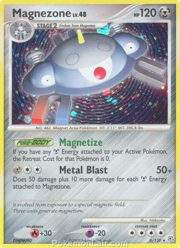 2007 Pokemon Trading Card Game Diamond and Pearl Base Set – 8 Magnezone