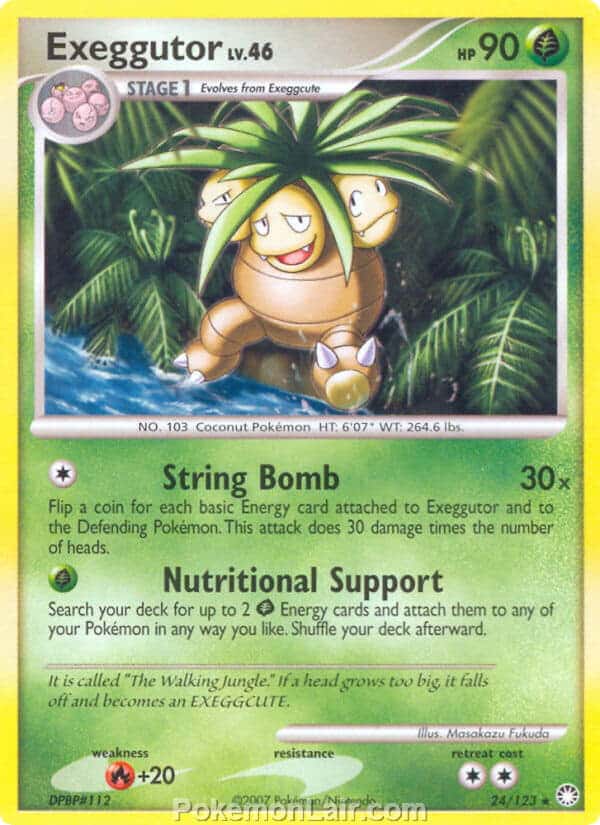 2007 Pokemon Trading Card Game Diamond and Pearl Mysterious Treasures Price List – 24 Exeggutor