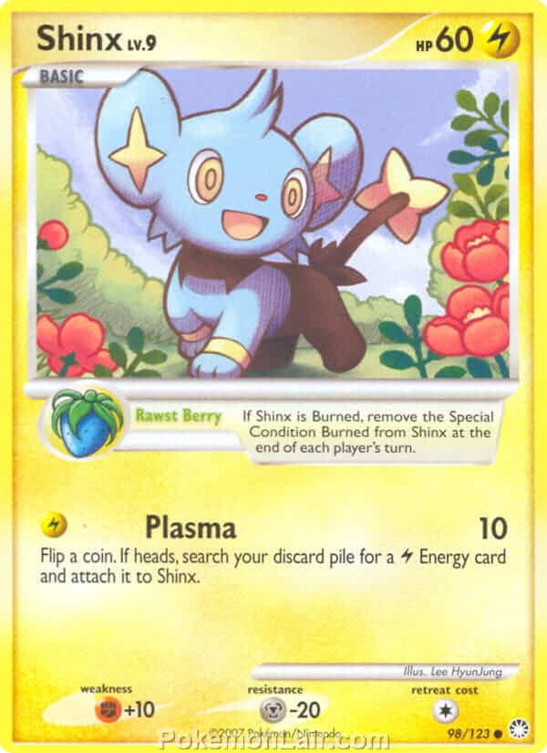 2007 Pokemon Trading Card Game Diamond and Pearl Mysterious Treasures Price List – 98 Shinx