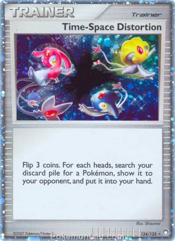 2007 Pokemon Trading Card Game Diamond and Pearl Mysterious Treasures Set – 124 Time Space Distortion