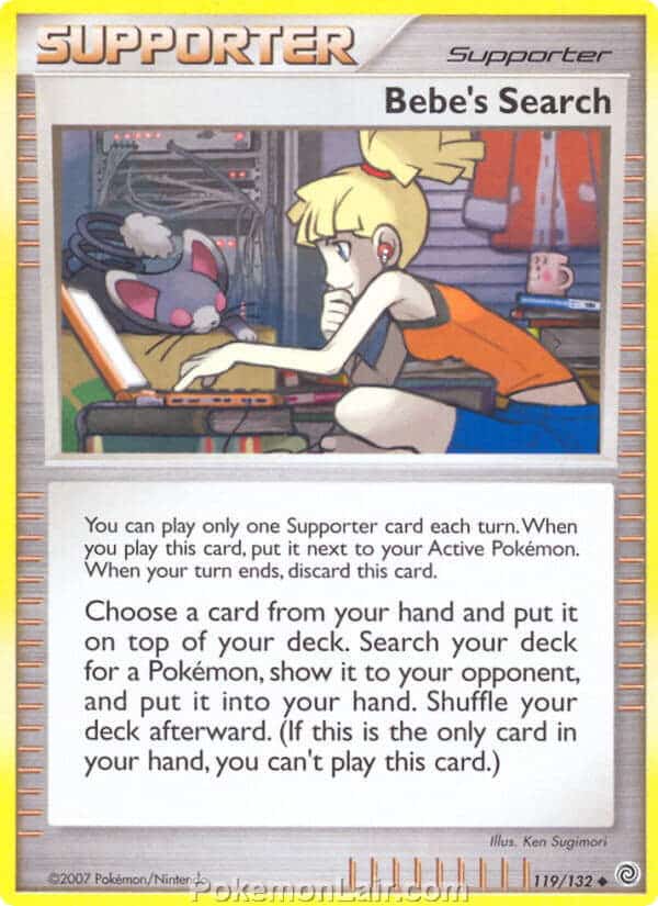 2007 Pokemon Trading Card Game Diamond and Pearl Secret Wonders Price List – 119 Bebe's Search