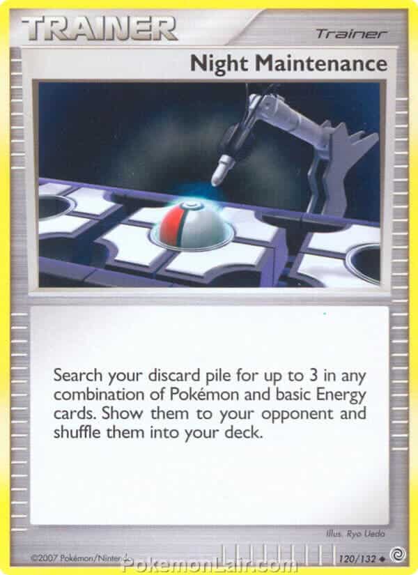 2007 Pokemon Trading Card Game Diamond and Pearl Secret Wonders Price List – 120 Night Maintenance