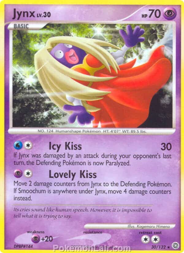 2007 Pokemon Trading Card Game Diamond and Pearl Secret Wonders Price List – 30 Jynx