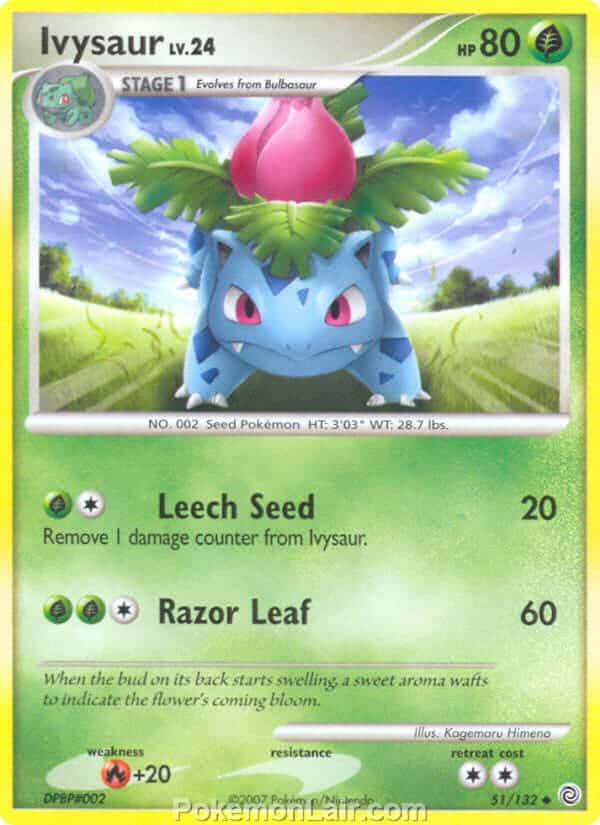 2007 Pokemon Trading Card Game Diamond and Pearl Secret Wonders Price List – 51 Ivysaur