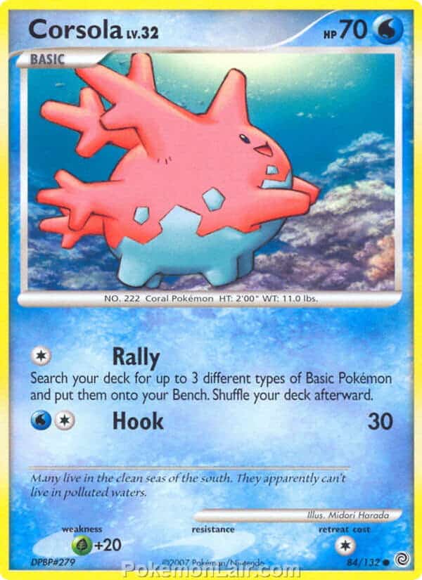 2007 Pokemon Trading Card Game Diamond and Pearl Secret Wonders Price List – 84 Corsola