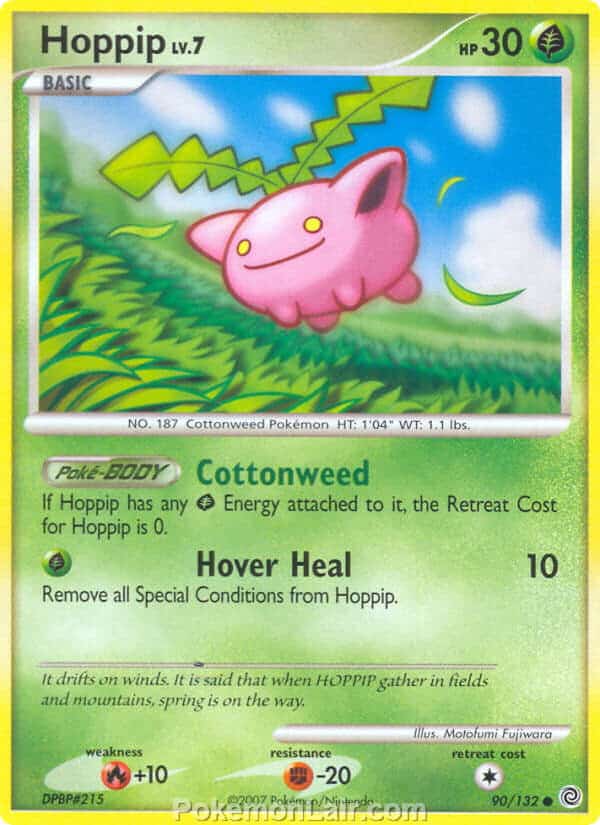 2007 Pokemon Trading Card Game Diamond and Pearl Secret Wonders Price List – 90 Hoppip