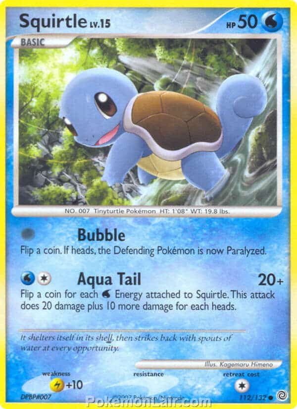 2007 Pokemon Trading Card Game Diamond and Pearl Secret Wonders Set – 112 Squirtle