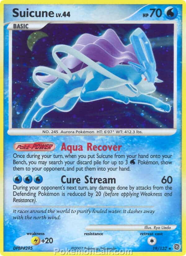 2007 Pokemon Trading Card Game Diamond and Pearl Secret Wonders Set – 19 Suicune