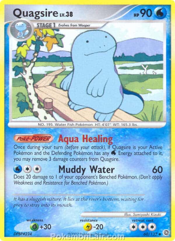 2007 Pokemon Trading Card Game Diamond and Pearl Secret Wonders Set – 60 Quagsire