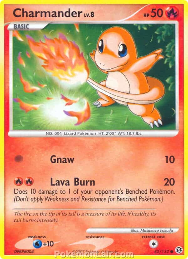 2007 Pokemon Trading Card Game Diamond and Pearl Secret Wonders Set – 82 Charmander