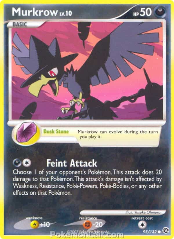 2007 Pokemon Trading Card Game Diamond and Pearl Secret Wonders Set – 95 Murkrow