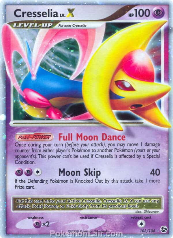 2008 Pokemon Trading Card Game Diamond and Pearl Great Encounters Price List – 103 Cresselia