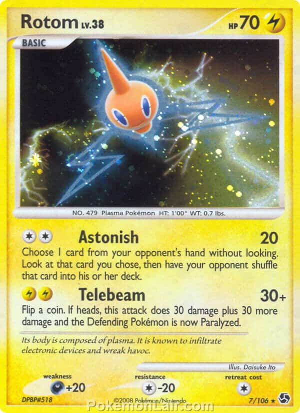 2008 Pokemon Trading Card Game Diamond and Pearl Great Encounters Price List – 7 Rotom