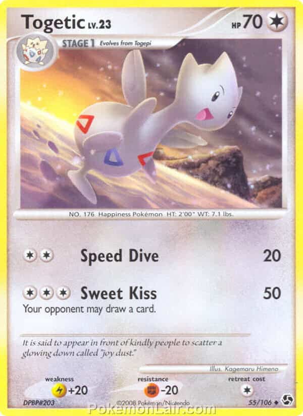 2008 Pokemon Trading Card Game Diamond and Pearl Great Encounters Set – 55 Togetic