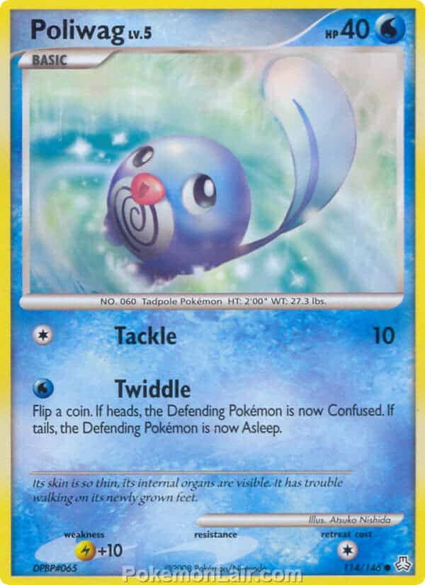 2008 Pokemon Trading Card Game Diamond and Pearl Legends Awakened Price List – 114 Poliwag