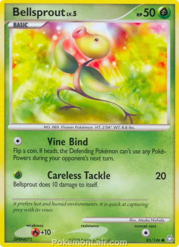 2008 Pokemon Trading Card Game Diamond and Pearl Legends Awakened Price List – 85 Bellsprout