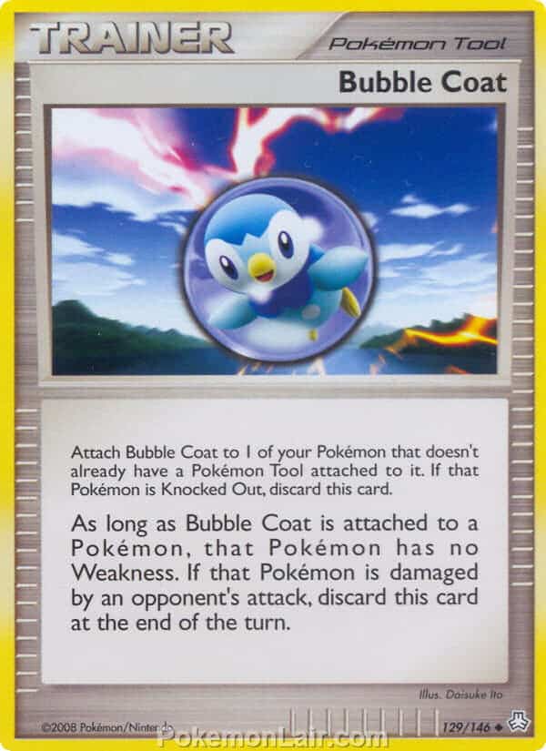 2008 Pokemon Trading Card Game Diamond and Pearl Legends Awakened Set – 129 Bubble Coat