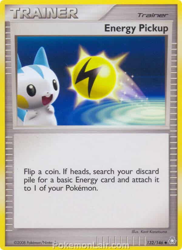 2008 Pokemon Trading Card Game Diamond and Pearl Legends Awakened Set – 132 Energy Pickup