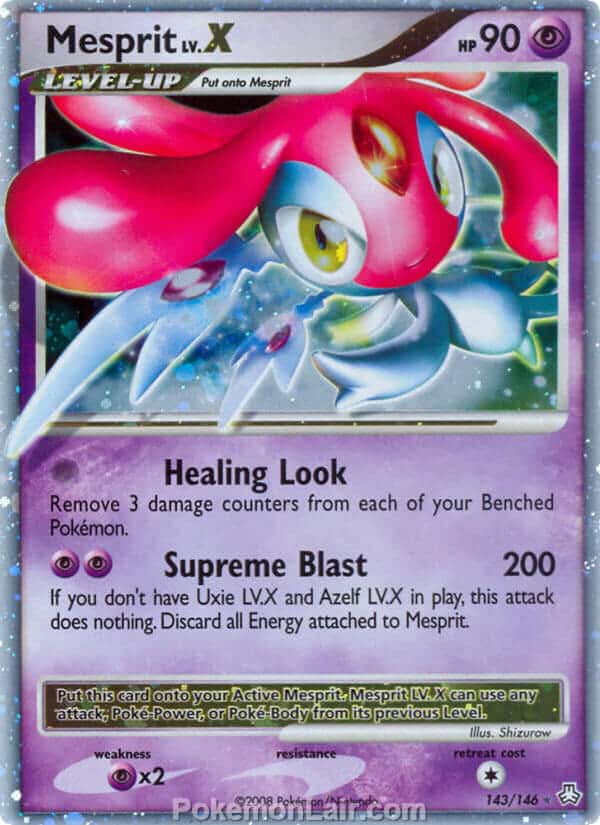 2008 Pokemon Trading Card Game Diamond and Pearl Legends Awakened Set – 143 Mesprit