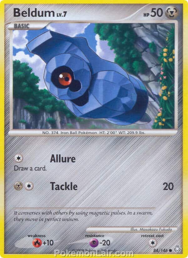 2008 Pokemon Trading Card Game Diamond and Pearl Legends Awakened Set – 84 Beldum