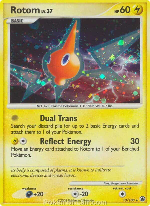 2008 Pokemon Trading Card Game Diamond and Pearl Majestic Dawn Price List – 13 Rotom