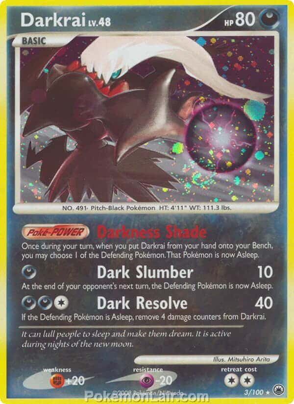 2008 Pokemon Trading Card Game Diamond and Pearl Majestic Dawn Price List – 3 Darkrai