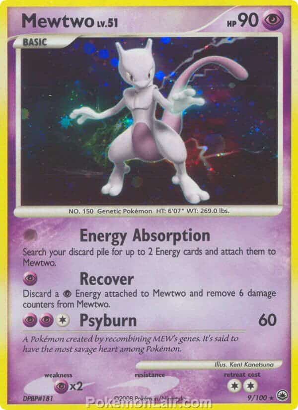 2008 Pokemon Trading Card Game Diamond and Pearl Majestic Dawn Price List – 9 Mewtwo