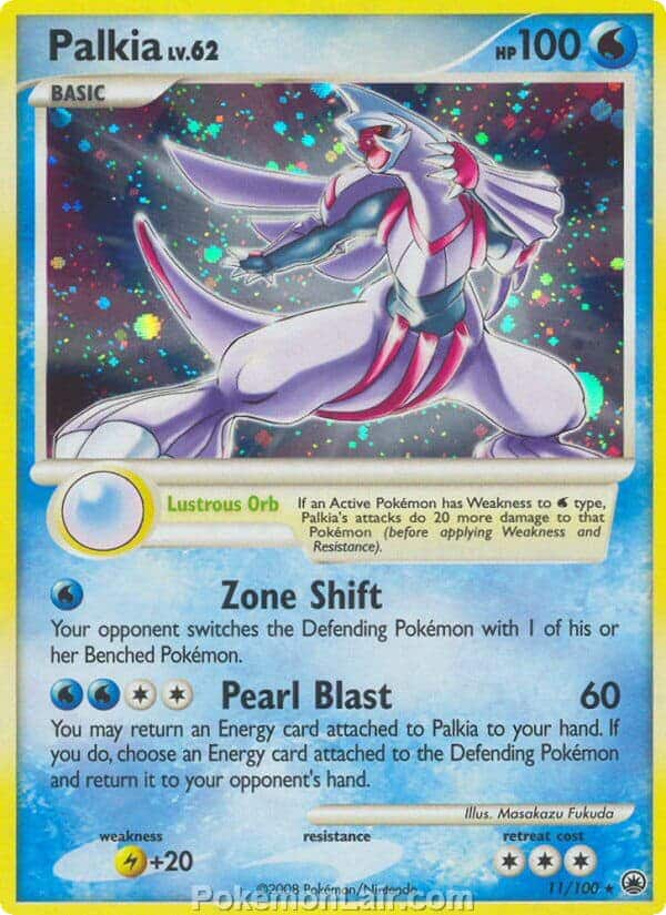 2008 Pokemon Trading Card Game Diamond and Pearl Majestic Dawn Set – 11 Palkia