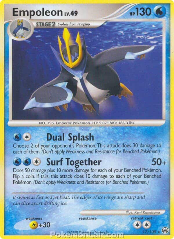 2008 Pokemon Trading Card Game Diamond and Pearl Majestic Dawn Set – 17 Empoleon