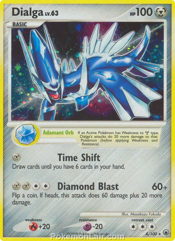 2008 Pokemon Trading Card Game Diamond and Pearl Majestic Dawn Set – 4 Dialga