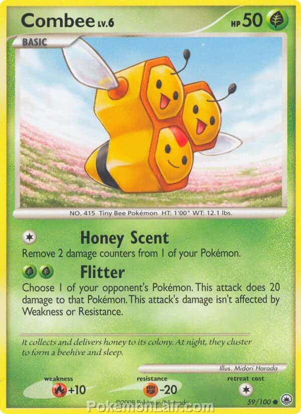 2008 Pokemon Trading Card Game Diamond and Pearl Majestic Dawn Set – 59 Combee