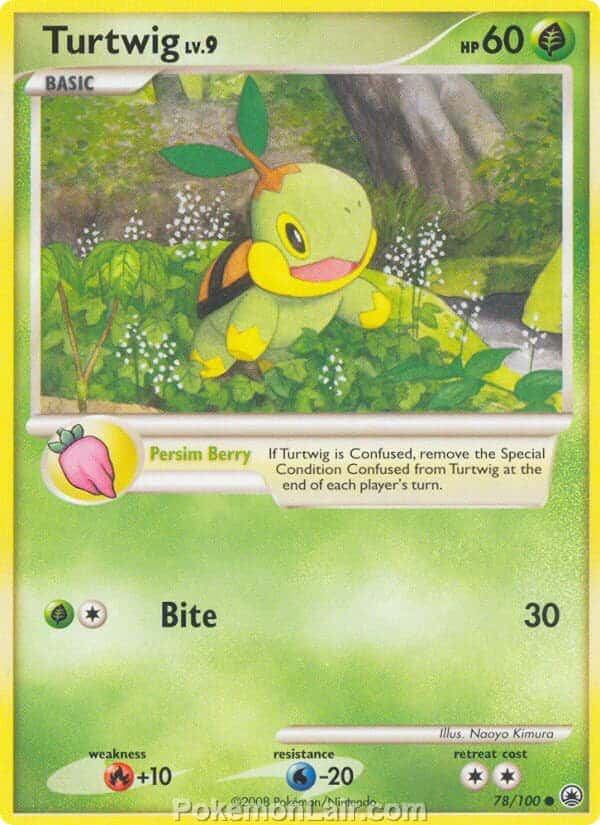 2008 Pokemon Trading Card Game Diamond and Pearl Majestic Dawn Set – 78 Turtwig