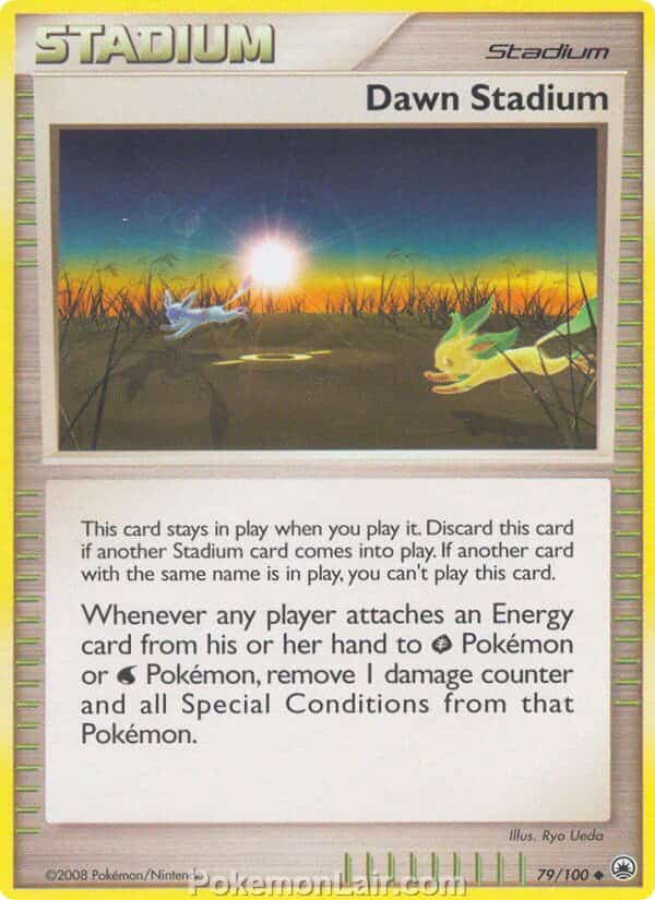 2008 Pokemon Trading Card Game Diamond and Pearl Majestic Dawn Set – 79 Dawn Stadium