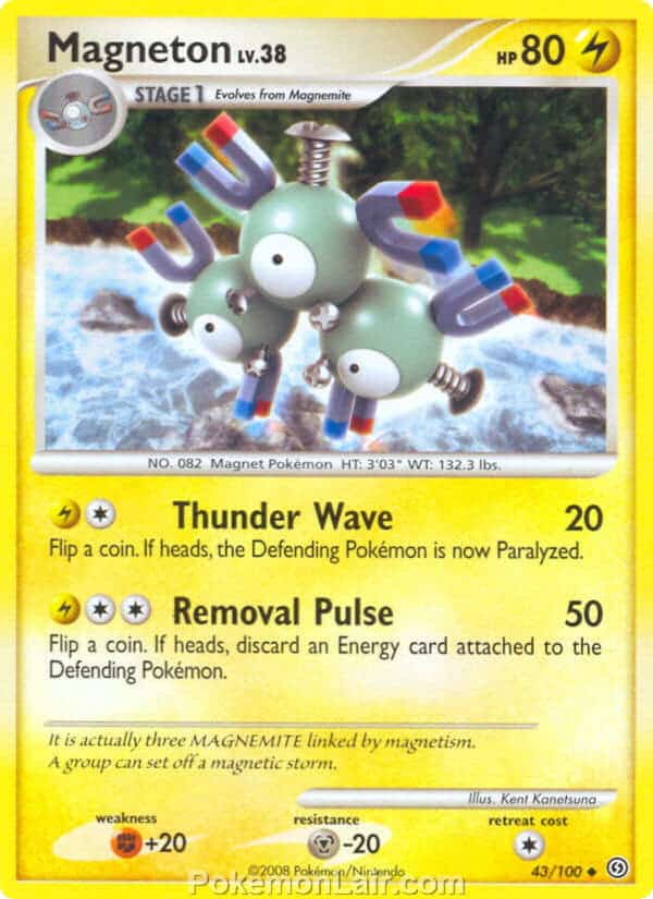 2008 Pokemon Trading Card Game Diamond and Pearl Stormfront Price List – 43 Magneton