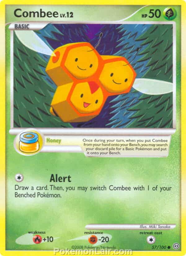 2008 Pokemon Trading Card Game Diamond and Pearl Stormfront Price List – 57 Combee