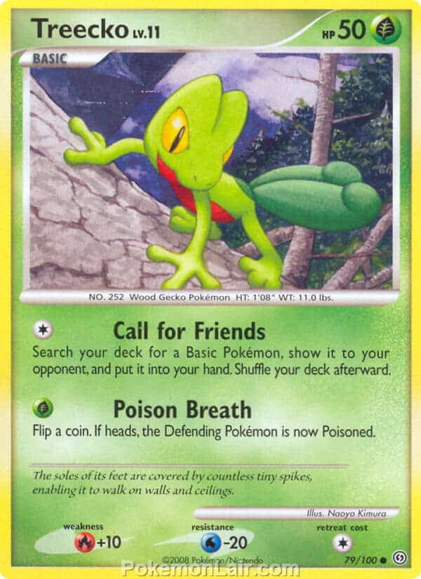 2008 Pokemon Trading Card Game Diamond and Pearl Stormfront Price List – 79 Treecko