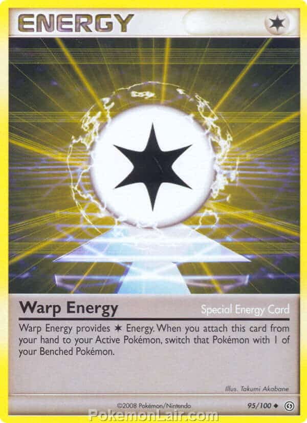 2008 Pokemon Trading Card Game Diamond and Pearl Stormfront Price List – 95 Warp Energy
