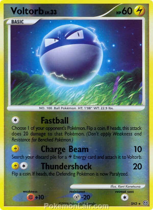 2008 Pokemon Trading Card Game Diamond and Pearl Stormfront Price List – SH3 Voltorb