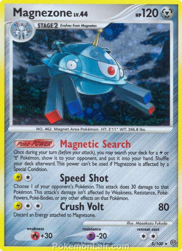 2008 Pokemon Trading Card Game Diamond and Pearl Stormfront Set – 5 Magnezone
