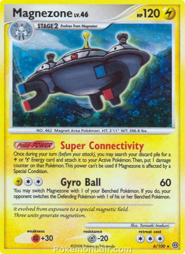 2008 Pokemon Trading Card Game Diamond and Pearl Stormfront Set – 6 Magnezone