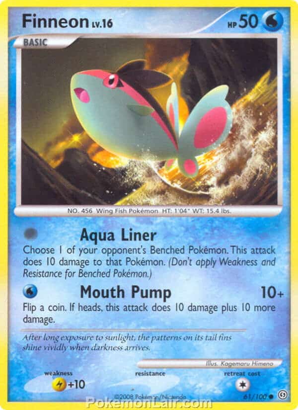 2008 Pokemon Trading Card Game Diamond and Pearl Stormfront Set – 61 Finneon
