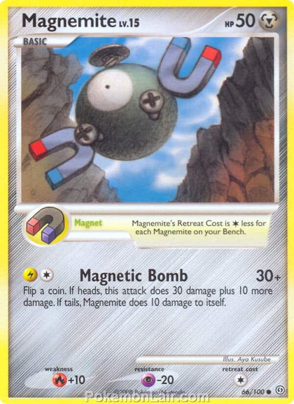2008 Pokemon Trading Card Game Diamond and Pearl Stormfront Set – 66 Magnemite