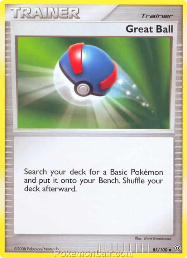 2008 Pokemon Trading Card Game Diamond and Pearl Stormfront Set – 85 Great Ball