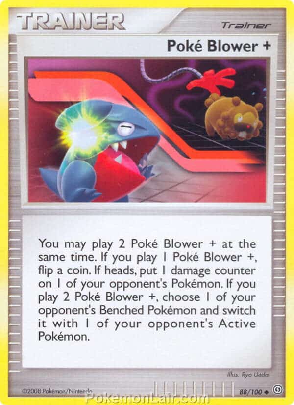 2008 Pokemon Trading Card Game Diamond and Pearl Stormfront Set – 88 Poke Blower 88